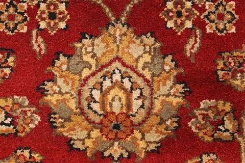 Jaipur Red Hand Knotted 511 X 91 Area Rug 250-28254 Image 9