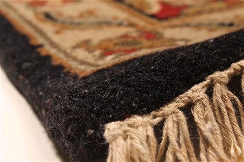 Jaipur Black Hand Knotted 60 X 90 Area Rug 250-28255 Image 13