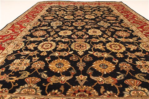 Jaipur Black Hand Knotted 60 X 90 Area Rug 250-28255 Image 3
