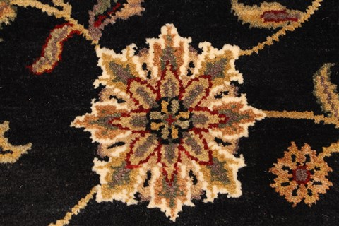 Jaipur Black Hand Knotted 60 X 90 Area Rug 250-28257 Image 11