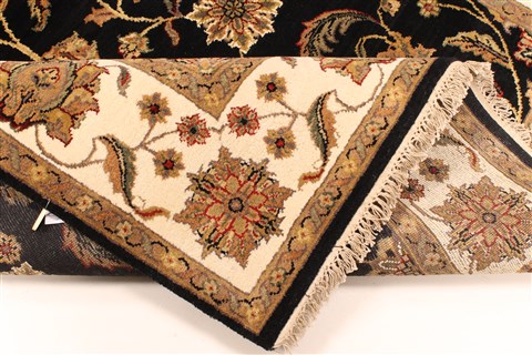 Jaipur Black Hand Knotted 60 X 90 Area Rug 250-28257 Image 6