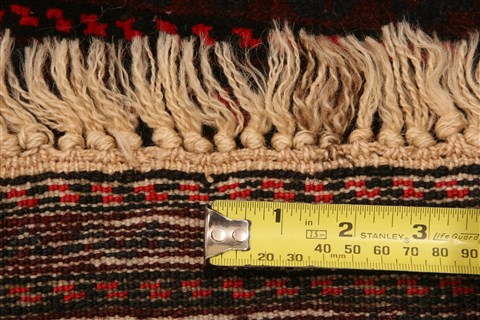 Baluch Red Hand Knotted 30 X 47 Area Rug 253-28258 Image 5
