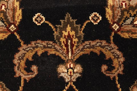 Jaipur Black Hand Knotted 60 X 90 Area Rug 250-28259 Image 11
