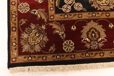 Jaipur Black Hand Knotted 60 X 90 Area Rug 250-28259 Image 13