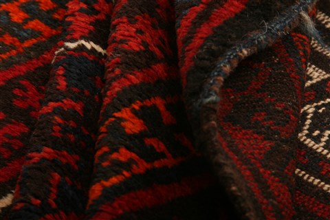 Baluch Red Hand Knotted 30 X 47 Area Rug 253-28261 Image 1