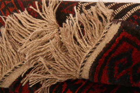 Baluch Red Hand Knotted 30 X 47 Area Rug 253-28261 Image 2