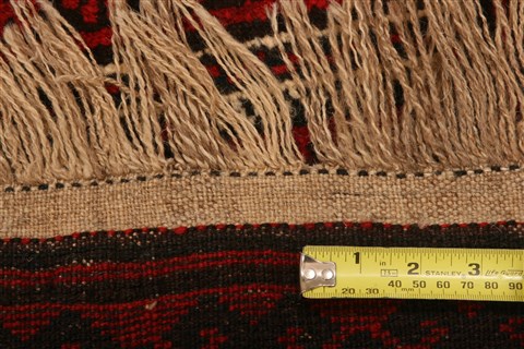 Baluch Red Hand Knotted 30 X 47 Area Rug 253-28261 Image 4