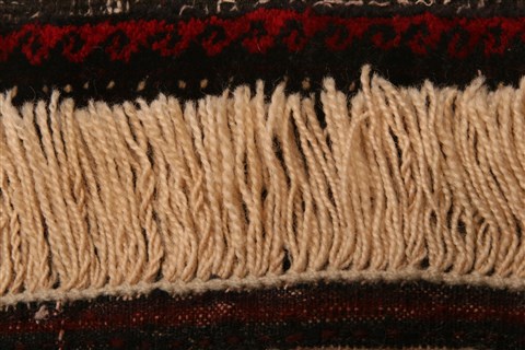 Baluch Red Hand Knotted 25 X 39 Area Rug 100-28262 Image 6