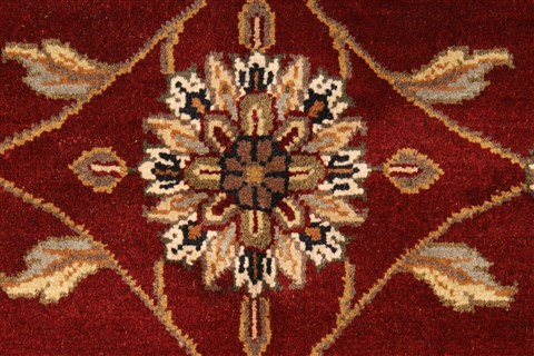 Jaipur Red Hand Knotted 511 X 810 Area Rug 250-28263 Image 1
