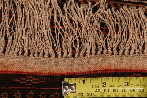 Baluch Orange Hand Knotted 32 X 410 Area Rug 253-28264 Image 5