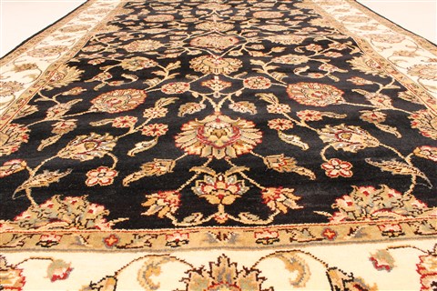 Jaipur Black Hand Knotted 511 X 92 Area Rug 250-28265 Image 4