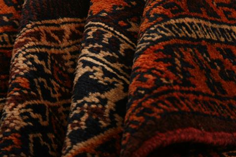 Baluch Red Hand Knotted 30 X 47 Area Rug 253-28266 Image 3