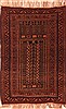 Baluch Red Hand Knotted 30 X 47 Area Rug 253-28267 Thumb 0