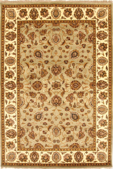 Jaipur Yellow Hand Knotted 60 X 811 Area Rug 250-28268 Image 0