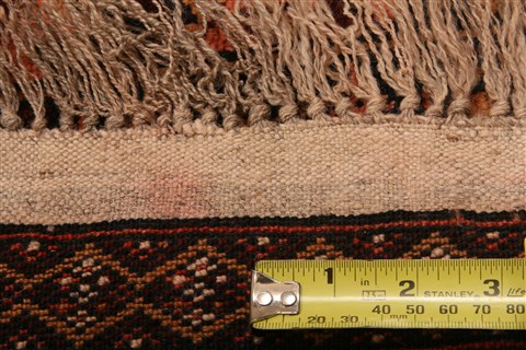 Baluch Orange Hand Knotted 210 X 411 Area Rug 253-28269 Image 4