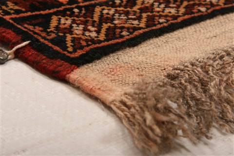 Baluch Orange Hand Knotted 210 X 411 Area Rug 253-28269 Image 5