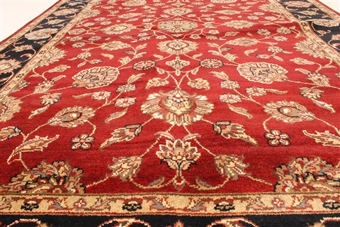 Jaipur Red Hand Knotted 510 X 90 Area Rug 250-28270 Image 4