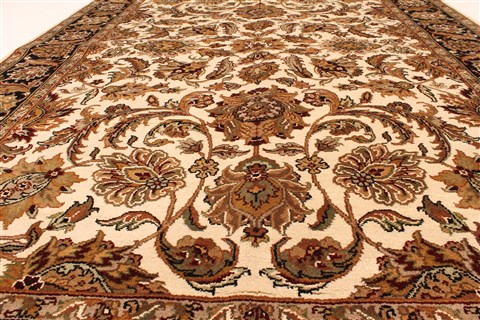 Jaipur White Hand Knotted 60 X 90 Area Rug 250-28273 Image 3