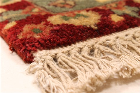 Jaipur Red Hand Knotted 60 X 90 Area Rug 250-28275 Image 12
