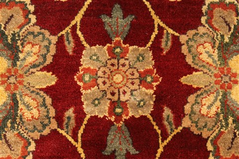 Jaipur Red Hand Knotted 60 X 90 Area Rug 250-28275 Image 1