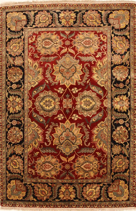 Jaipur Red Hand Knotted 60 X 90 Area Rug 250-28275 Image 0