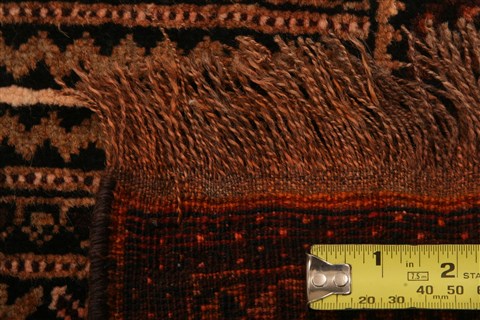 Baluch Brown Hand Knotted 29 X 41 Area Rug 100-28277 Image 4