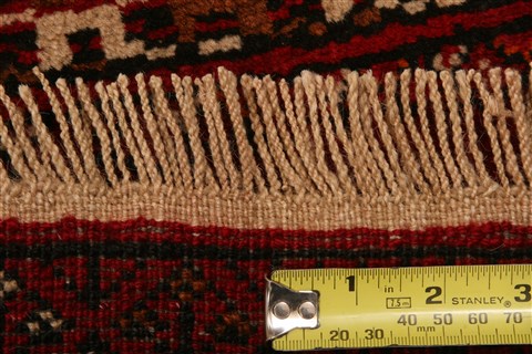 Baluch Red Hand Knotted 31 X 52 Area Rug 253-28279 Image 5