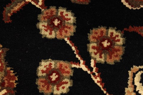 Jaipur Black Hand Knotted 50 X 70 Area Rug 250-28281 Image 12