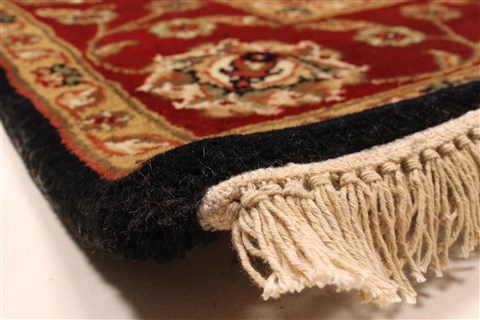 Jaipur Black Hand Knotted 50 X 70 Area Rug 250-28281 Image 13