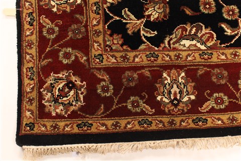 Jaipur Black Hand Knotted 50 X 70 Area Rug 250-28281 Image 14