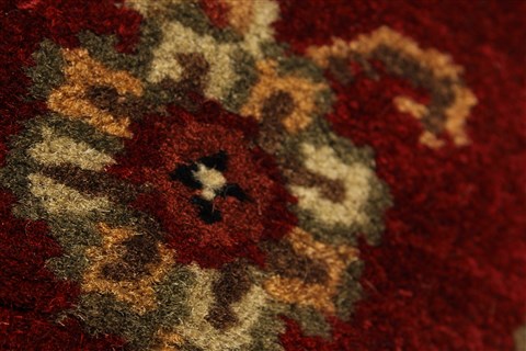 Jaipur Black Hand Knotted 50 X 70 Area Rug 250-28281 Image 7