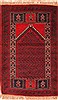 Baluch Red Hand Knotted 30 X 47  Area Rug 100-28283 Thumb 0