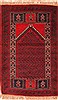 Baluch Red Hand Knotted 30 X 47 Area Rug 100-28283 Thumb 0
