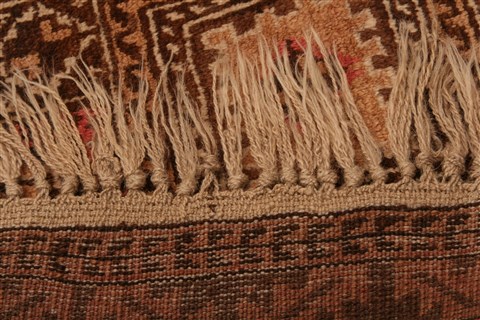 Baluch Brown Hand Knotted 29 X 45 Area Rug 253-28284 Image 5