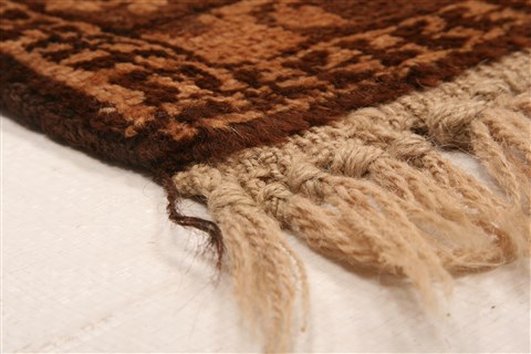 Baluch Brown Hand Knotted 29 X 45 Area Rug 253-28284 Image 6
