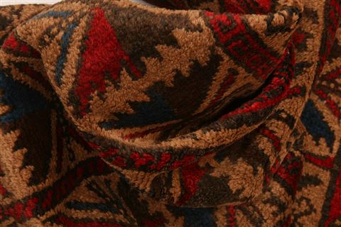 Baluch Red Hand Knotted 30 X 47 Area Rug 253-28285 Image 1