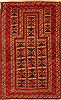 Baluch Red Hand Knotted 30 X 47 Area Rug 253-28285 Thumb 0