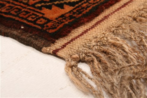 Baluch Red Hand Knotted 30 X 47 Area Rug 253-28287 Image 1