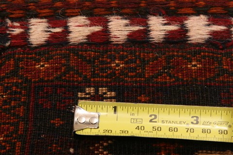 Baluch Red Hand Knotted 29 X 41 Area Rug 253-28290 Image 3
