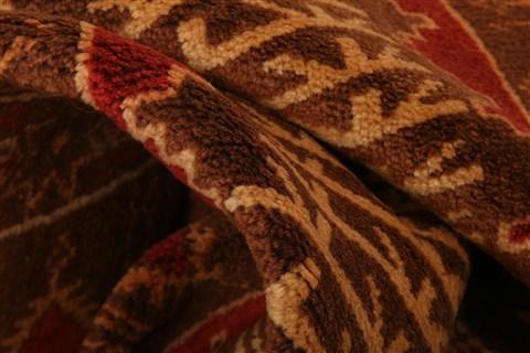 Baluch Red Hand Knotted 210 X 49 Area Rug 253-28292 Image 1