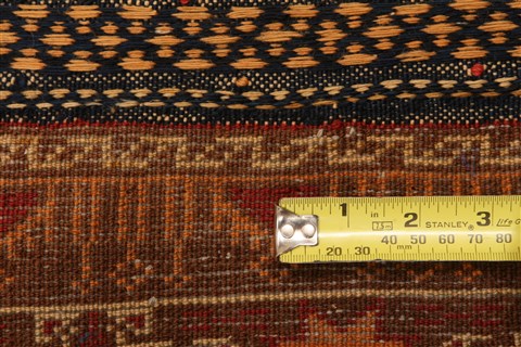 Baluch Red Hand Knotted 210 X 49 Area Rug 253-28292 Image 5