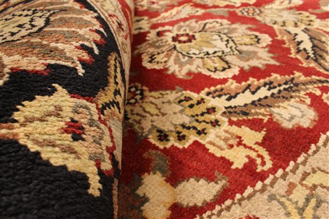 Jaipur Red Round Hand Knotted 60 X 60 Area Rug 250-28293 Image 3