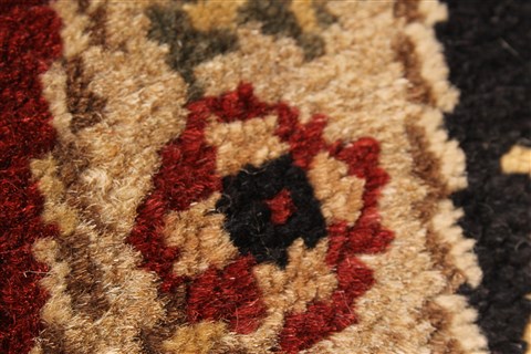 Jaipur Red Round Hand Knotted 60 X 60 Area Rug 250-28293 Image 4