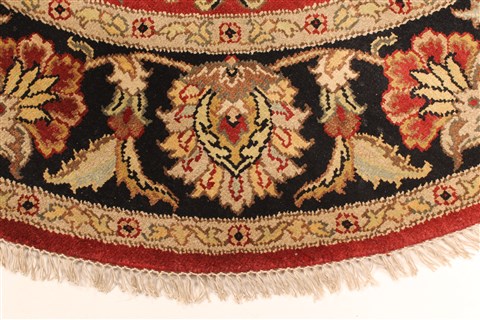 Jaipur Red Round Hand Knotted 60 X 60 Area Rug 250-28293 Image 8