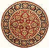 Jaipur Red Round Hand Knotted 60 X 60 Area Rug 250-28293 Thumb 0