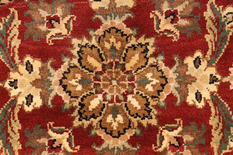 Jaipur Red Round Hand Knotted 60 X 60 Area Rug 250-28295 Image 10