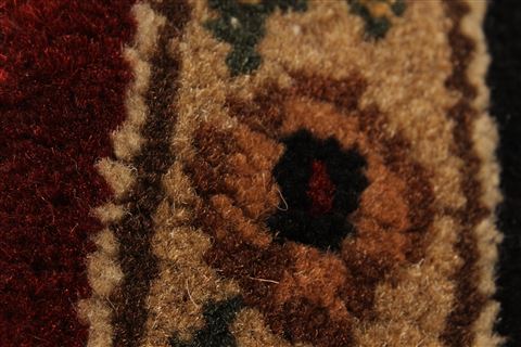 Jaipur Red Round Hand Knotted 60 X 60 Area Rug 250-28295 Image 5