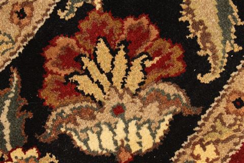 Jaipur Red Round Hand Knotted 60 X 60 Area Rug 250-28295 Image 8