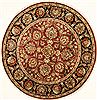 Jaipur Red Round Hand Knotted 60 X 60 Area Rug 250-28295 Thumb 0