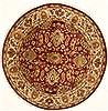 Jaipur Red Round Hand Knotted 60 X 60 Area Rug 250-28296 Thumb 0
